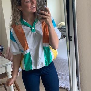 80’s Windbreaker Shirt: